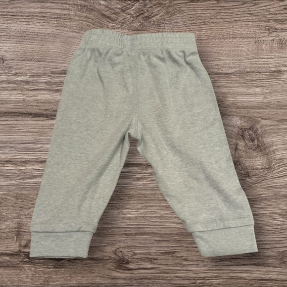 Nike Baby Jogger Sweatpants Green Swoosh Logo 6M Unisex - Picture 2 of 5